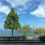 Resutoran Opera - カフェからの琵琶湖