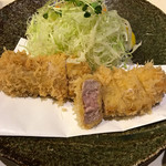 とん太 - 特ヒレかつ定食 ¥2,260