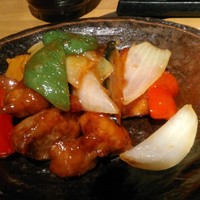 本格肉料理 丸小 - 酢豚