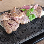 焼肉レストラン ひがしやま - 石焼ステーキ