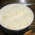 担々たぬき・ら～めんKIWAMI - 白飯(ライス 小)(160円)