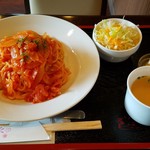 Shinano Garden COSMOS - 週替り(450円)のナポリタンです。