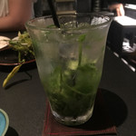 焼野菜 五十家 - これがパクチーモヒート！すごく爽やか！夏のこの時だけでした