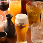 [All-you All-you-can-drink course (for drinks only) with beer] 120 minutes 1,980 yen (tax included)