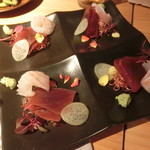 大安吉日 - 刺身も登場です