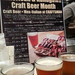 Craft Beer×Mex-Itallian CRAFTSMAN - アメリカ＆カナガワクラフトビール月間　2016.10