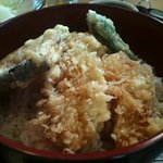 Takichian - 野菜天丼。野菜の種類が少ない（涙）