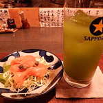 桜川 - 抹茶割りとお通し