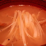 桜川 - キンキの食べた後のアラをお湯で炊いたスープ。これまでいただくと本当のキンキの旨さが分かる。