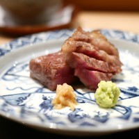 炭火割烹 いふき - 但馬牛の炭火焼