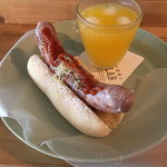 ハナノキファームラボ - あらびき 420円とマンゴーオレンジ150円（セットで20円引き）