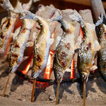 柳家 - 馬瀬川天然子持ち鮎