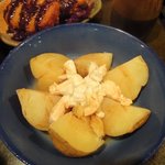 居酒屋 鳥きん - ポテチン（鶏皮とジャガイモ）