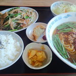 Himawari - 台湾ラーメン+ニラレバ定食