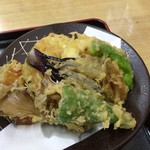 川音亭 - 季節の野菜天婦羅