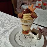 資生堂パーラー - 九州産　和栗のモンブランパフェ 