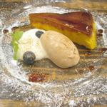 トラットリア ダ コヴィーノ - 栗カボチャのプリン　￥600