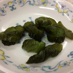 波止場食堂 - いつもまばらな、お新香 2016/10/3