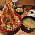 天ぷら海鮮米福 - 天丼①