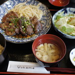 ウオカメ - 牛ハラミ定食　1,200円