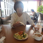 にぐるまやダイニング - サラダバーのサラダ