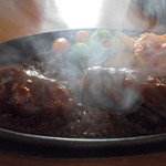 にぐるまやダイニング - 荷車屋特選ハンバーグ９３０円+セット６３０円