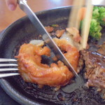 にぐるまやダイニング - 荷車屋特選ハンバーグ９３０円+セット６３０円