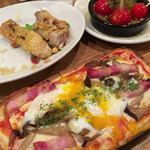 Italian Kitchen VANSAN - ★★★★無農薬のグリルピザ690円 安いのにメチャ大きくて具沢山