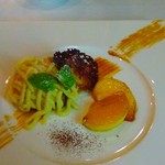 ル･タン東京 - 薩摩芋のモンブランと柿キャラメリゼ