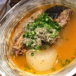 魚真 乃木坂店 - ピリ辛ブリ大根 辛し！