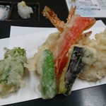 鮨 割烹 若竹 - 天ぷら盛り合わせ