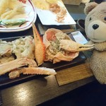 海鮮遊食 Rin - ズワイガニボイル(一杯をお刺身、天ぷら、ボイルにて)