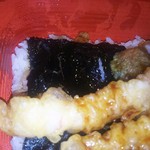 ほっかほっか亭 - ご飯の上には海苔が敷かれています(2016.10.08)