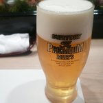 帆掛鮨 - 生ビールはプレミアムモルツ