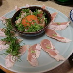 炭火焼き鳥 まかや - コース鶏刺身