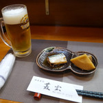 Murakumo - 生ビールとお通し