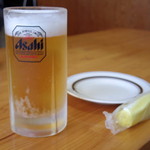 くつろぎ亭ひこべえ  - 2016年9月　生ビール