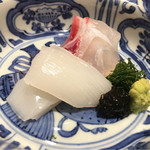 銀座 しのはら - ハリイカと2kg淡路鯛