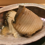 銀座 しのはら - 下には肝で和えた酢飯