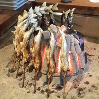 柳家 - 長良川の鮎焼いてます
