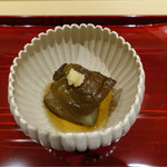 銀座 しのはら - 2016/10_賀茂茄子の煮浸し