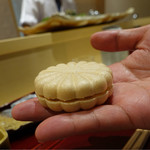 銀座 しのはら - 2016/10_フォアグラ最中