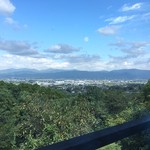 みのう山荘 - 眺めの良いカフェですね♪( ´▽｀)