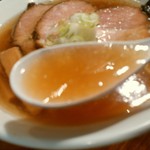 翔鶴 - 【2016.10.9(日)】醤油チャーシューメンのスープ