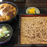 江戸そば 梅の木 - 牛とじ丼セット(^^)