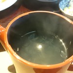 越後屋 治平そば - 蕎麦湯