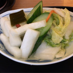 とんかつ桂 - 漬物