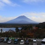 精進マウントホテル - 部屋からの眺め、子抱き冨士