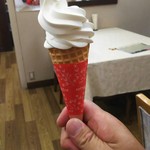 レストラン日高見 - サービスソフトクリーム