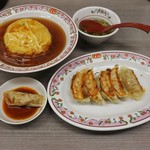 餃子の王将 - 天津飯＆餃子